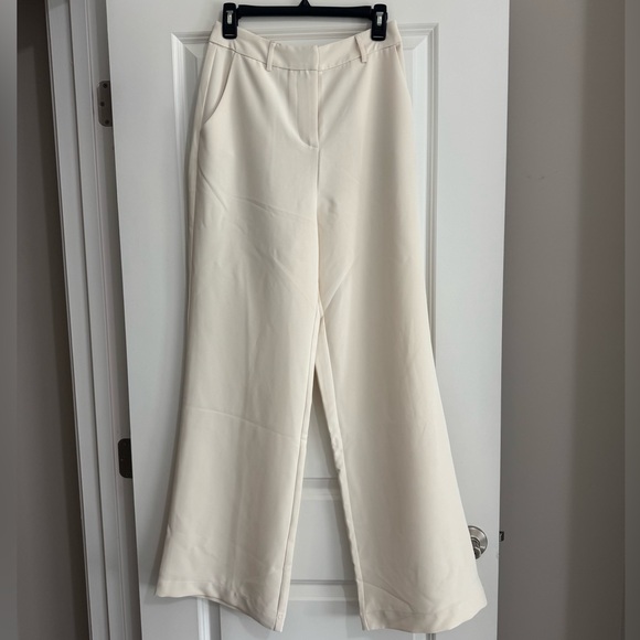 Showpo Bonnie High Waisted Tailored Wide Leg Pant in Stone - Picture 3 of 6